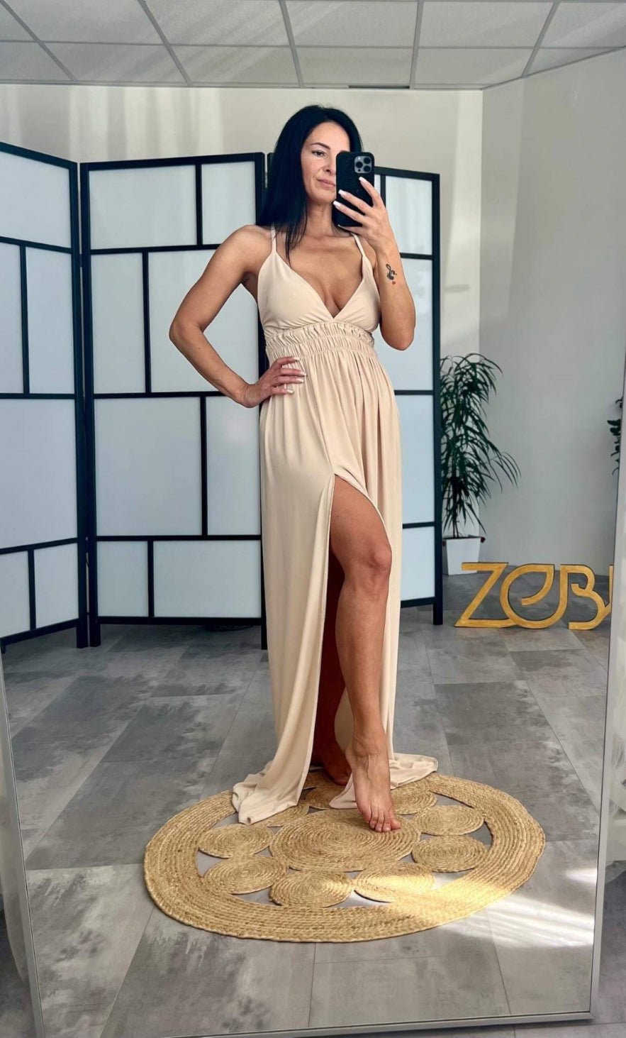Adele - Slip Dress for a Dress S-L / nude Adele - Slip Dress for a Dress S-L / nude