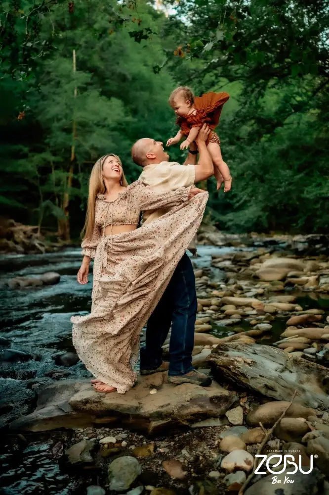 silk maternity dress for photoshoot Sunset Silk Chiffon