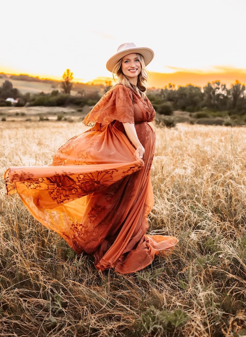 Stacey - Tulle Maternity Dress Plus size
