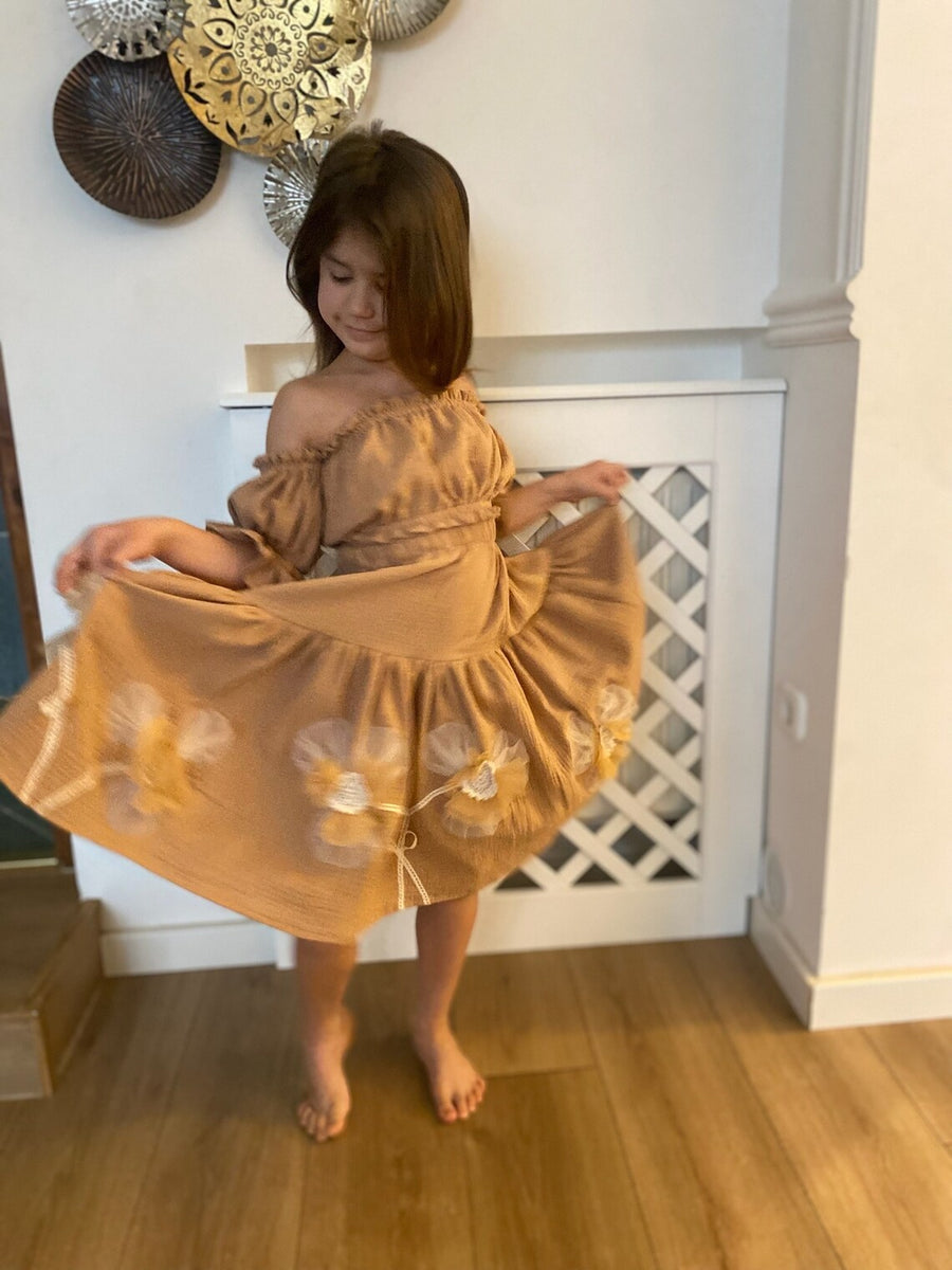 Abigail Gauze Baby Girl Dresses
