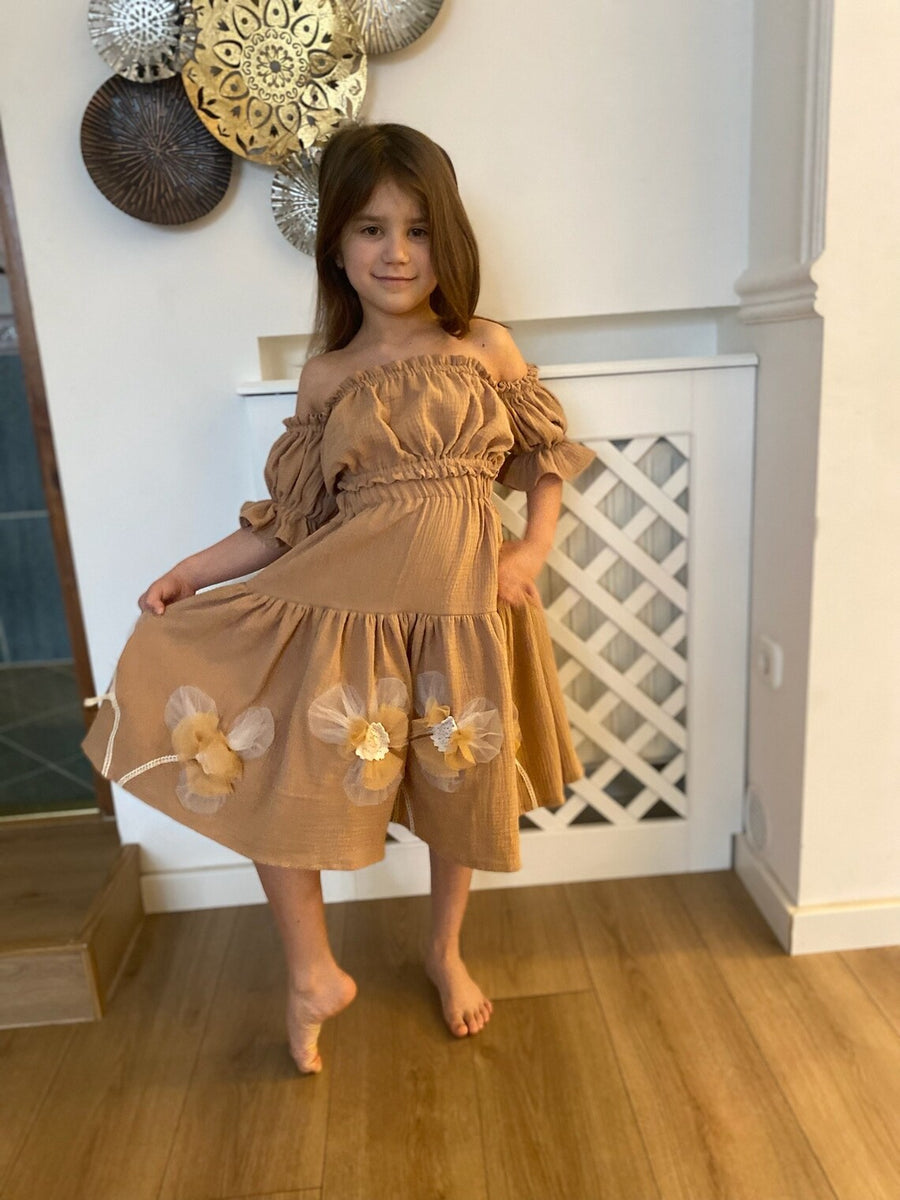 Abigail Gauze Baby Girl Dresses
