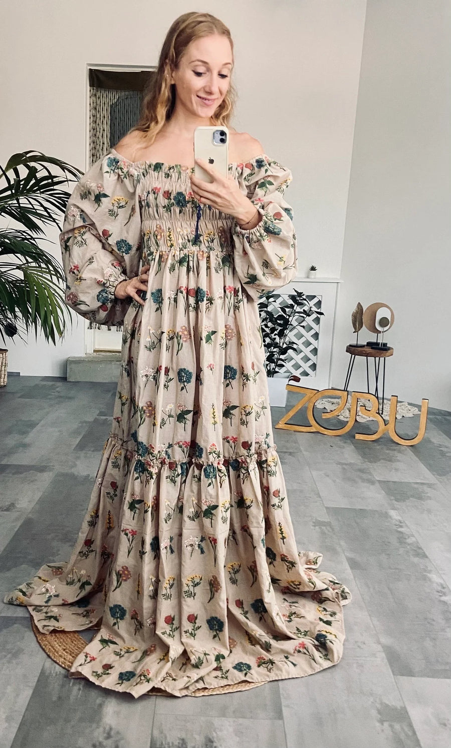 Lara Floral Maternity Unique Boho Dresses
