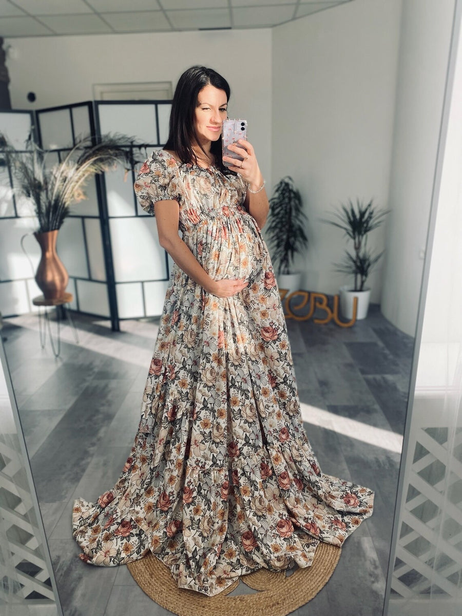 Nadia Maternity Unique Boho Dresses