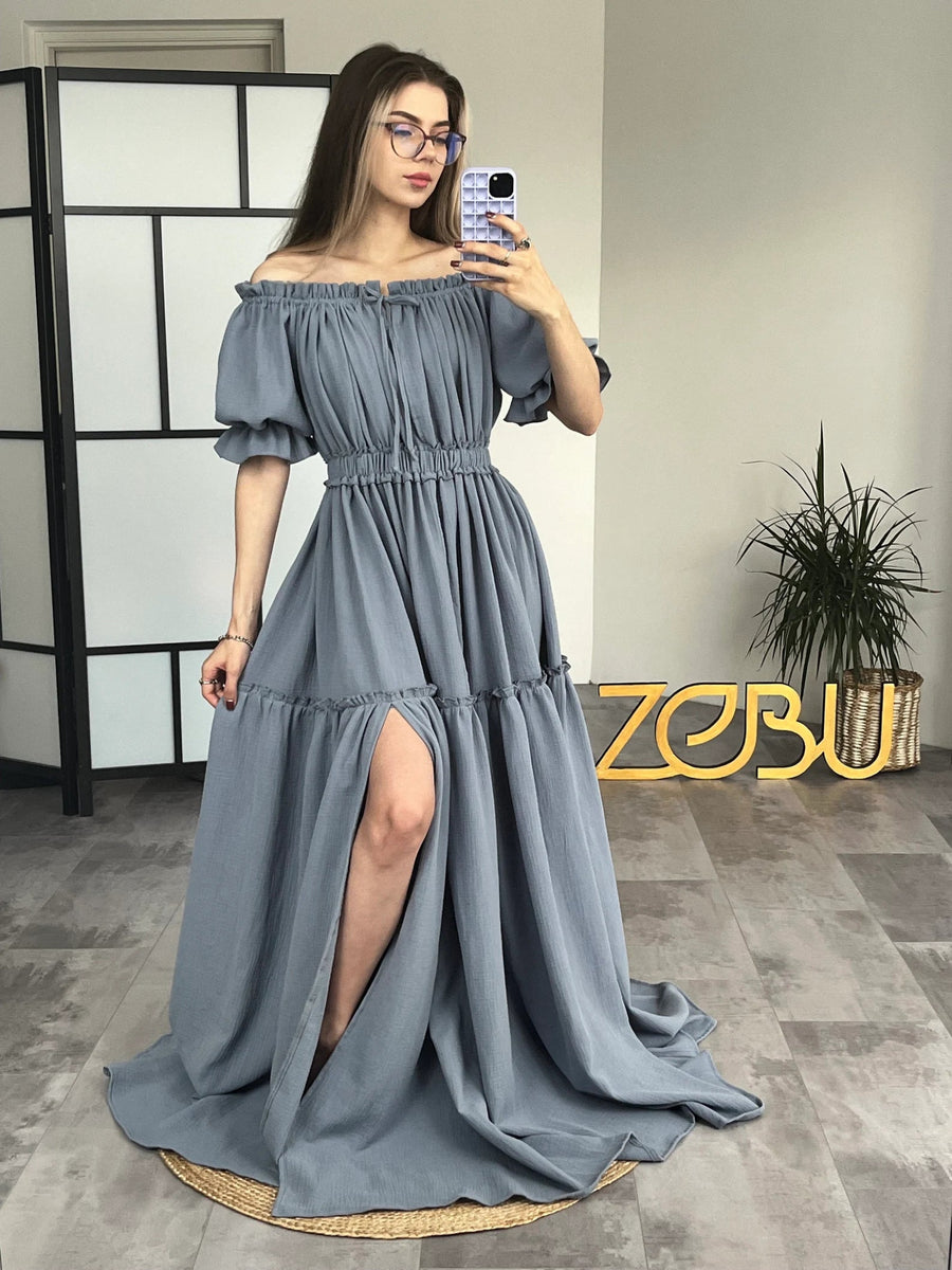 Amor Maternity Gauze Unique Boho Dresses - Pregnancy - maternity clothes - ZeBu Be You