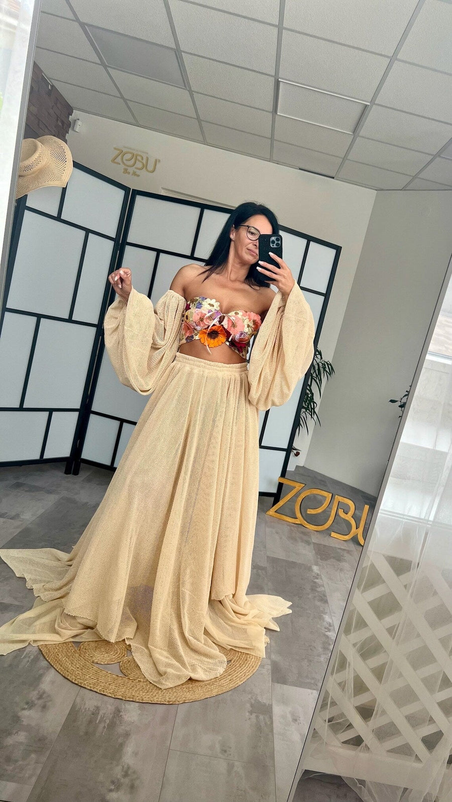 Aura Two-Piece Maternity Photoshoot Dresses Aura Two-Piece Maternity Photoshoot Dresses