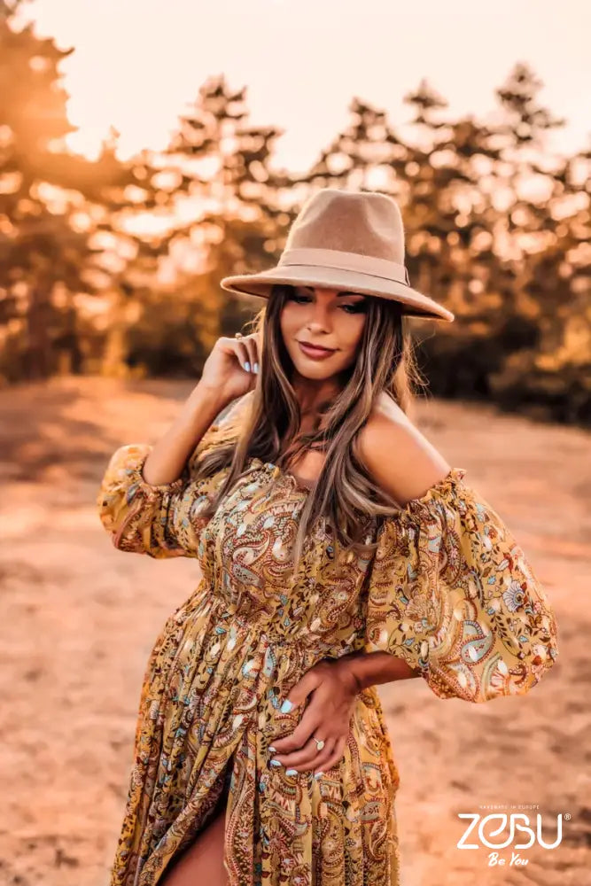 Autumn Maternity Chiffon Unique Boho Dresses