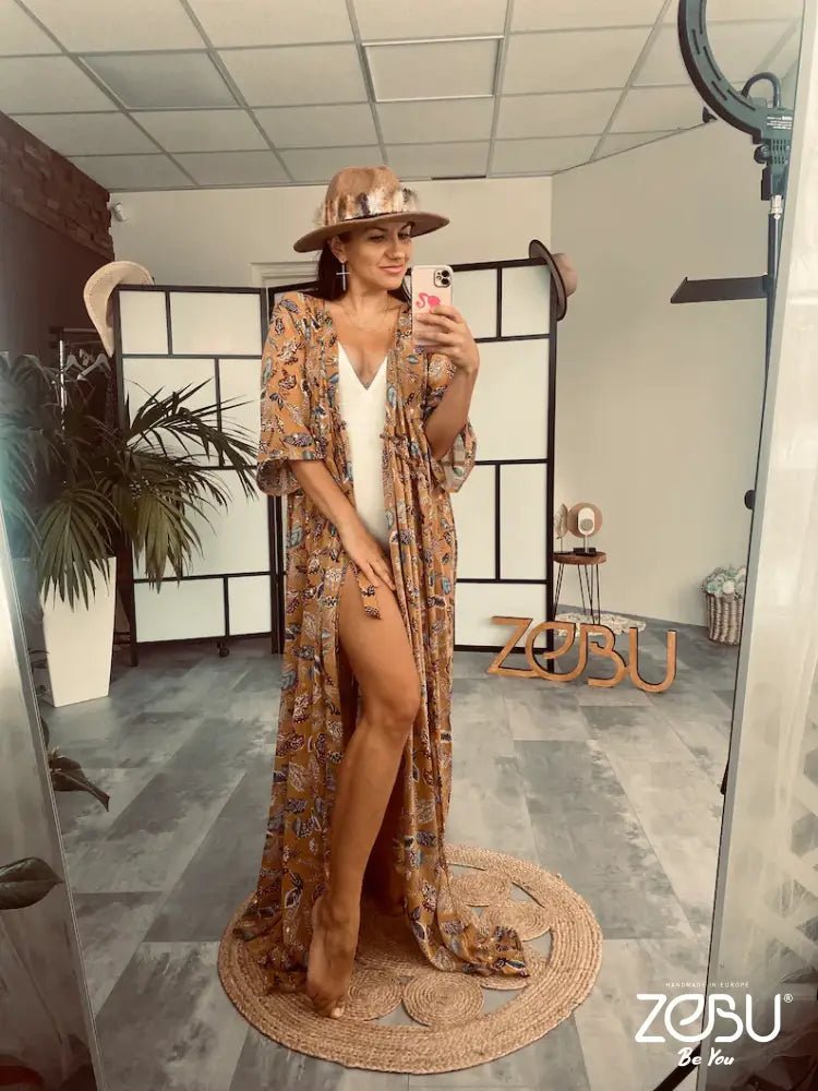 Aysha Maternity Chiffon Unique Boho Dresses - Pregnancy - maternity clothes - ZeBu Be You