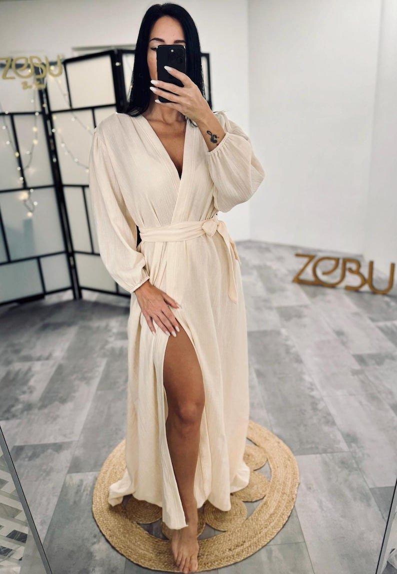 Bianca Maternity Gauze Unique Boho Dresses - Pregnancy - maternity clothes - ZeBu Be You