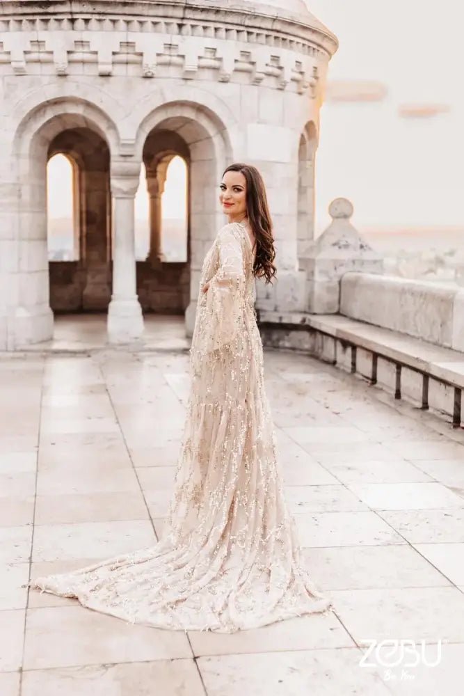 Bloom Maternity Sequin Wedding Dresses One size (S-L) Bloom Maternity Sequin Wedding Dresses One size (S-L)
