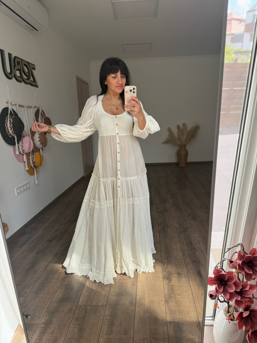 Boho Maternity Dress for Photoshoot – Brooklyn – ZeBu Be You
