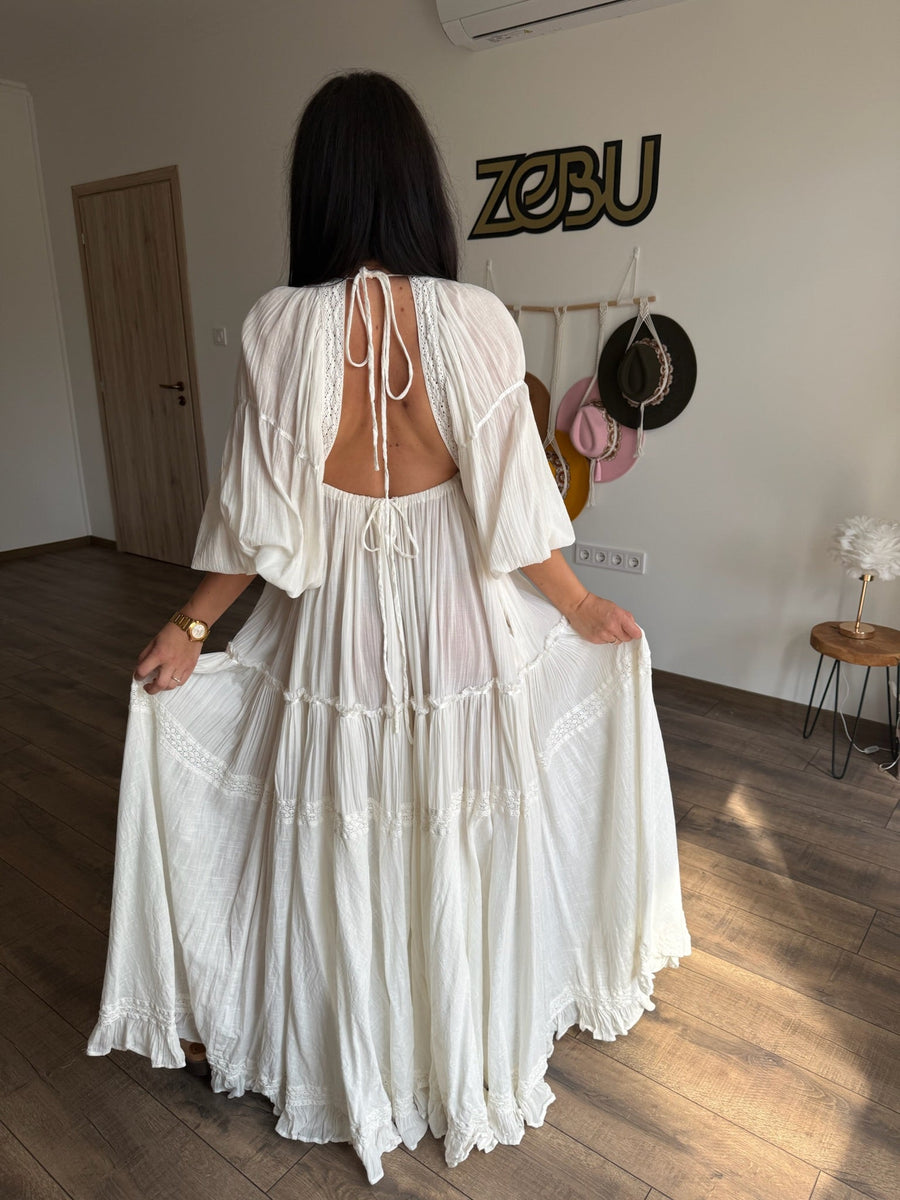 Boho Maternity Dress for Photoshoot – Brooklyn – ZeBu Be You