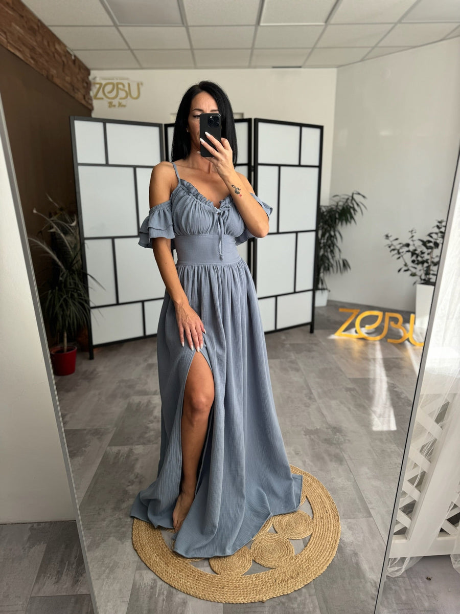 Cassandra - Maternity Gauze Unique Boho Dresses - Pregnancy - maternity clothes - ZeBu Be You