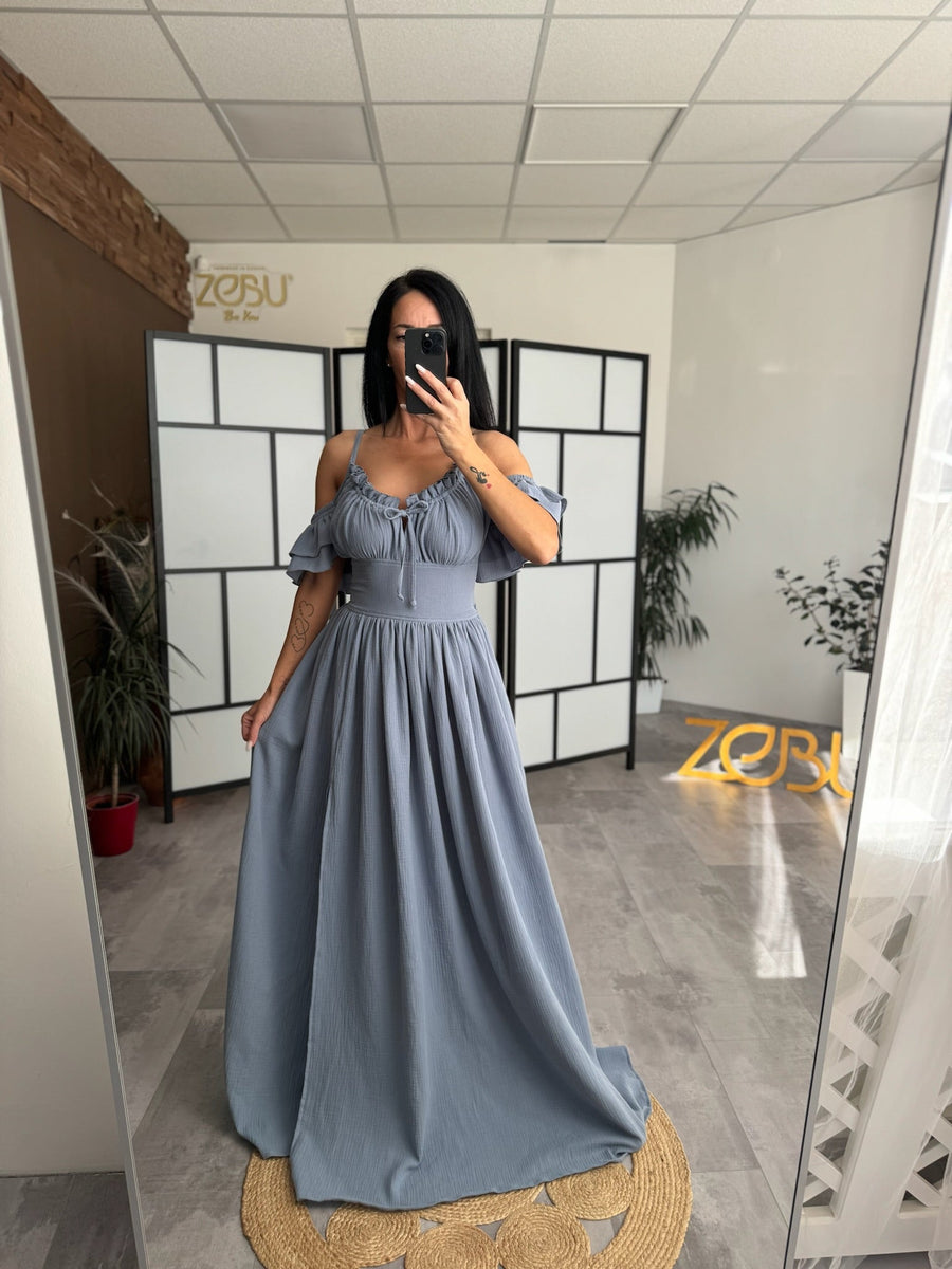 Cassandra - Maternity Gauze Unique Boho Dresses - Pregnancy - maternity clothes - ZeBu Be You