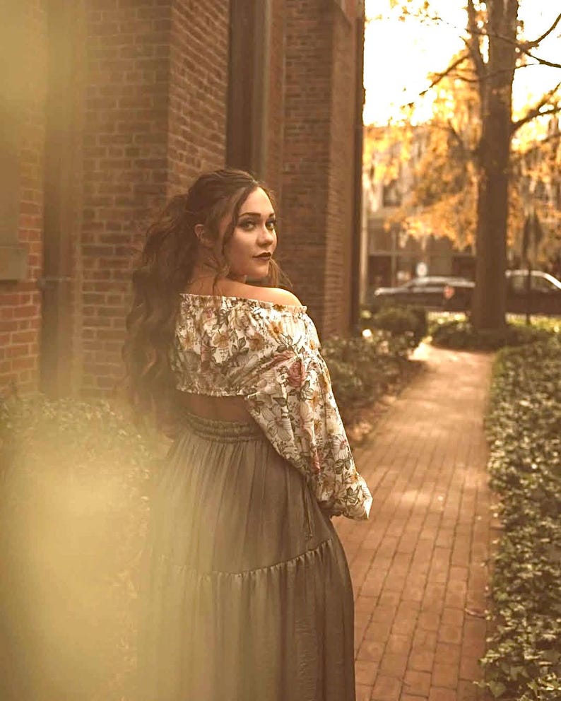 Cassandra - Maternity Silk Unique Boho Dresses - Pregnancy - maternity clothes - ZeBu Be You