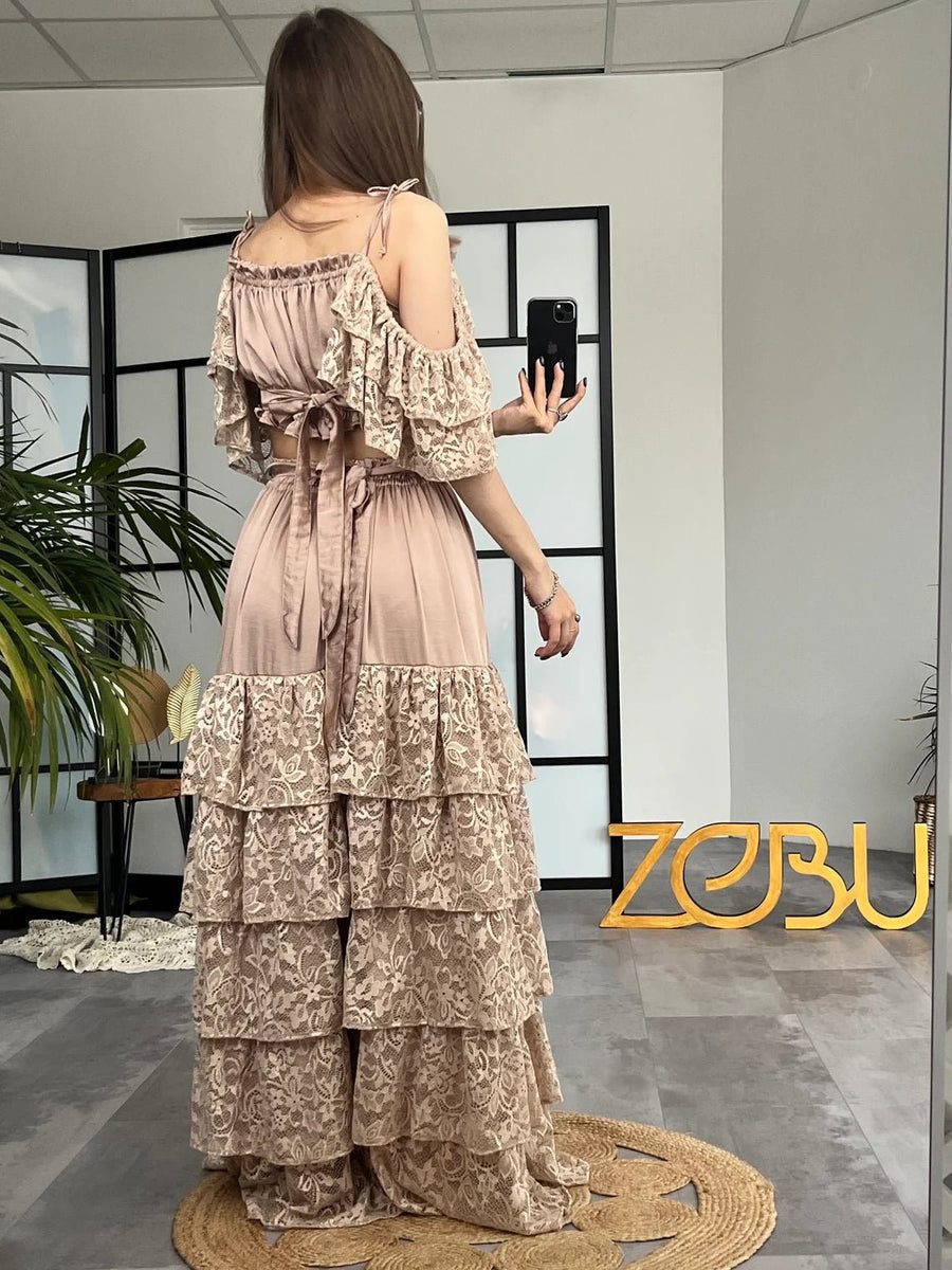 Celine Maternity Lace Boho dresses - Pregnancy - maternity clothes - ZeBu Be You