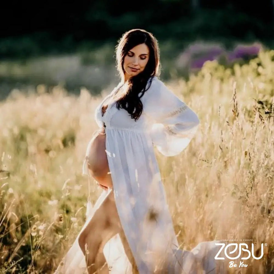 Cinderella Maternity Gauze, Lace Unique Boho Dresses - Pregnancy - maternity clothes - ZeBu Be You