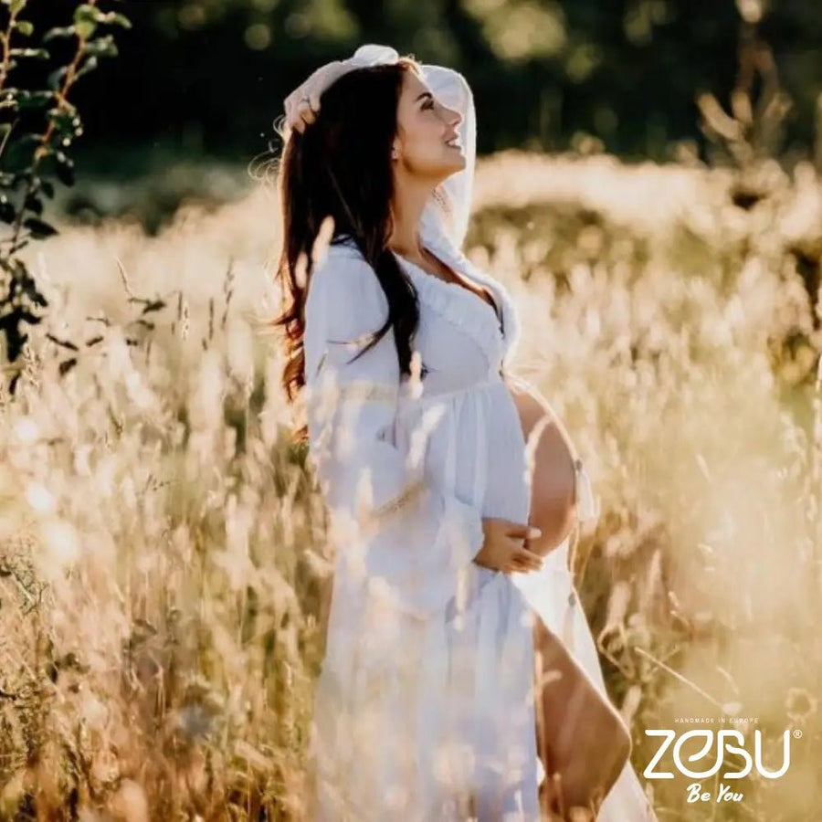 Cinderella Maternity Gauze, Lace Unique Boho Dresses - Pregnancy - maternity clothes - ZeBu Be You