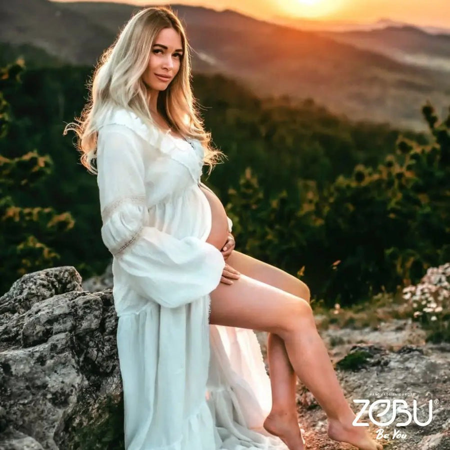 Cinderella Maternity Gauze, Lace Unique Boho Dresses - Pregnancy - maternity clothes - ZeBu Be You