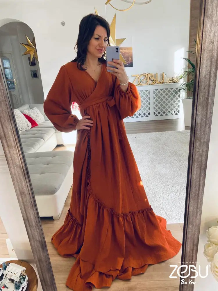 Crystal Maternity Gauze Unique Boho Dresses