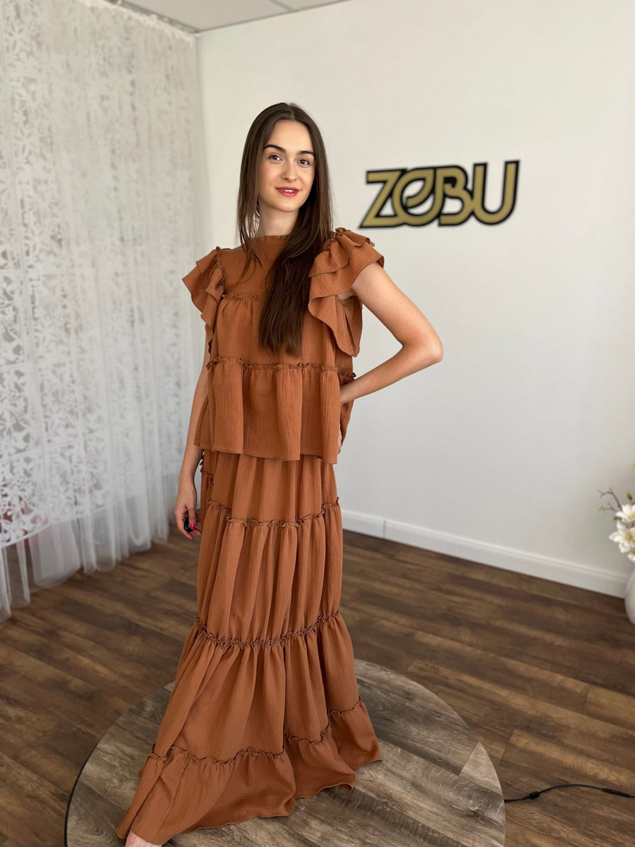 Debra - Boho dress for photoshoot - Pregnancy - maternity clothes - ZeBu Be You
