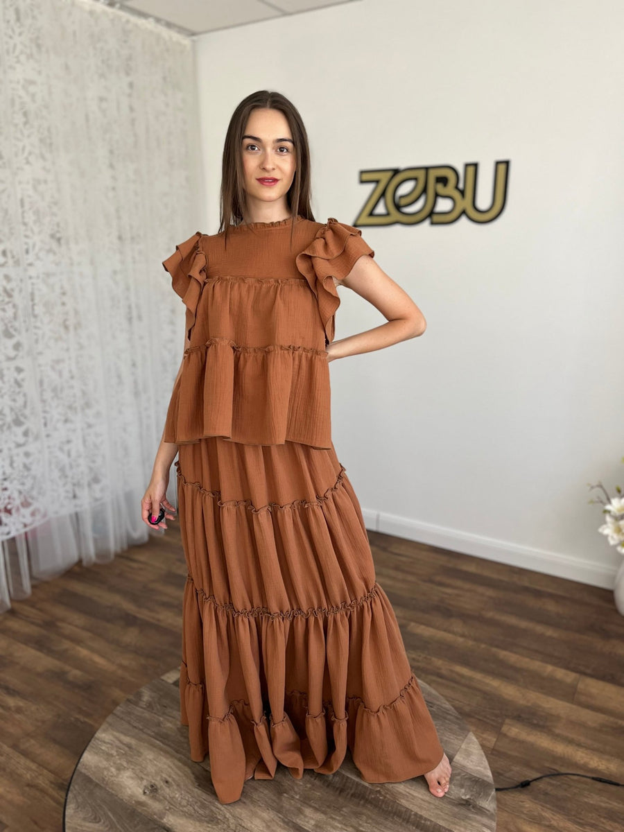 Debra - Boho dress for photoshoot - Pregnancy - maternity clothes - ZeBu Be You