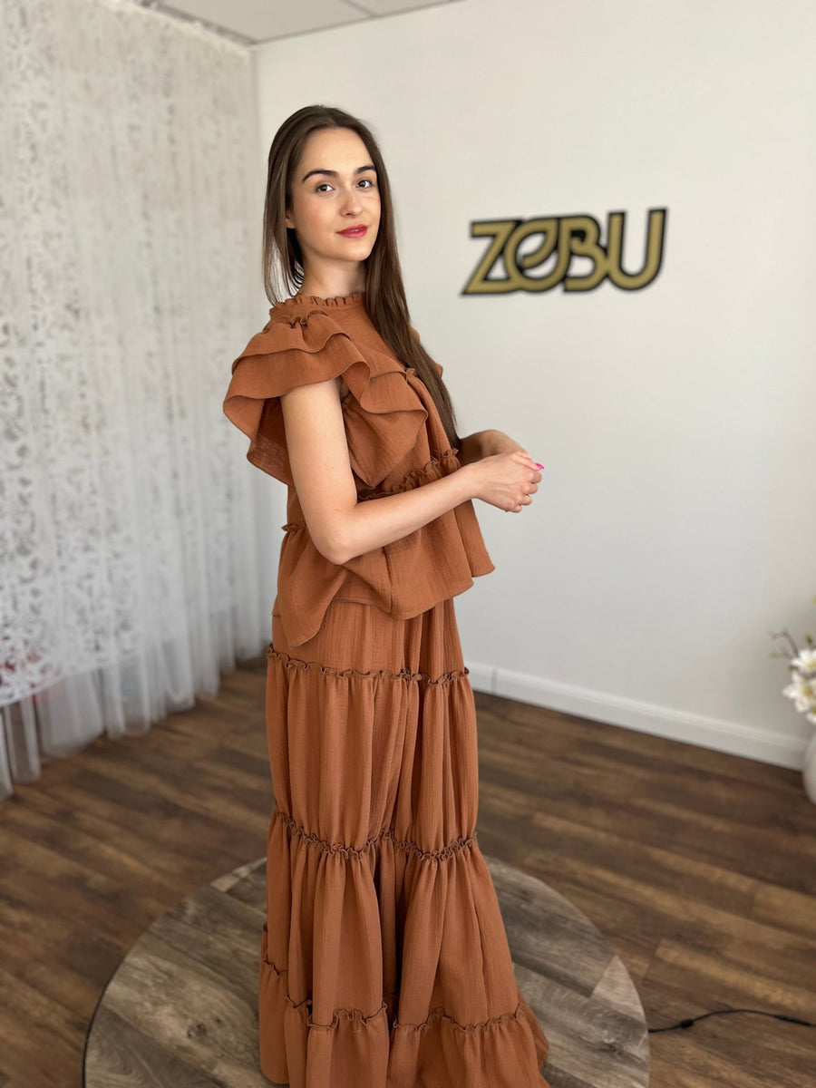 Debra - Boho dress for photoshoot - Pregnancy - maternity clothes - ZeBu Be You