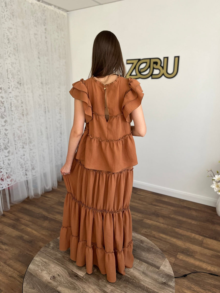 Debra - Boho dress for photoshoot - Pregnancy - maternity clothes - ZeBu Be You