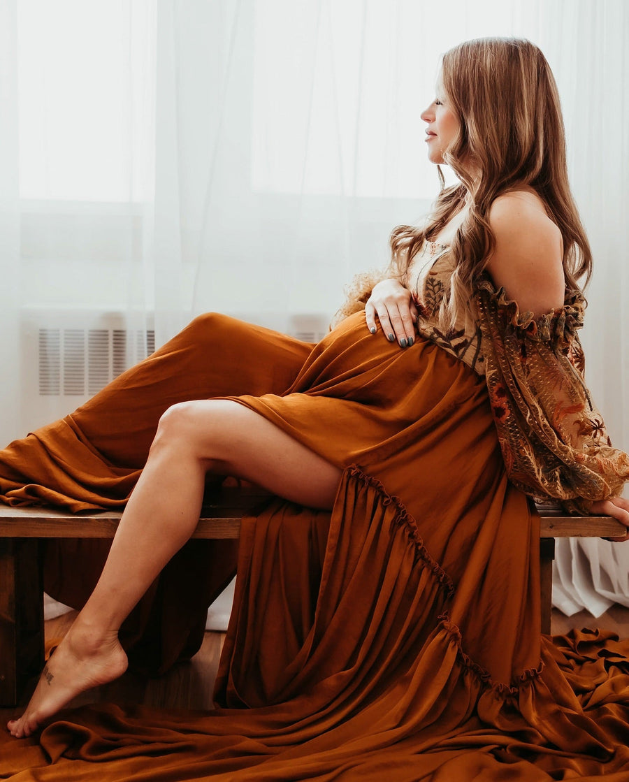 Denise Maternity Unique Boho Dresses - Pregnancy - maternity clothes - ZeBu Be You