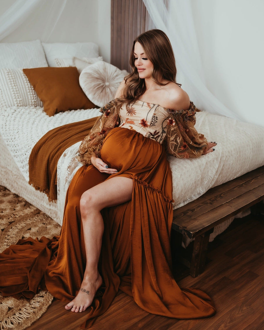 Denise Maternity Unique Boho Dresses - Pregnancy - maternity clothes - ZeBu Be You