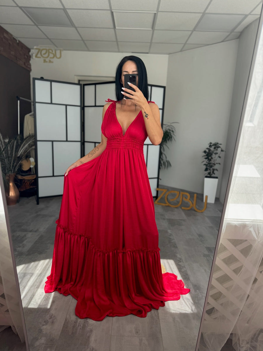 Dolores - Silk Maternity Unique Boho Dresses - Pregnancy - maternity clothes - ZeBu Be You