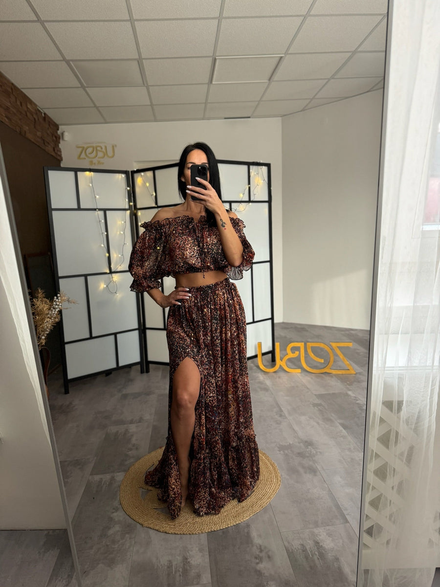 Ena Maternity Chiffon Unique Boho Dresses - VIP - Pregnancy - maternity clothes - ZeBu Be You