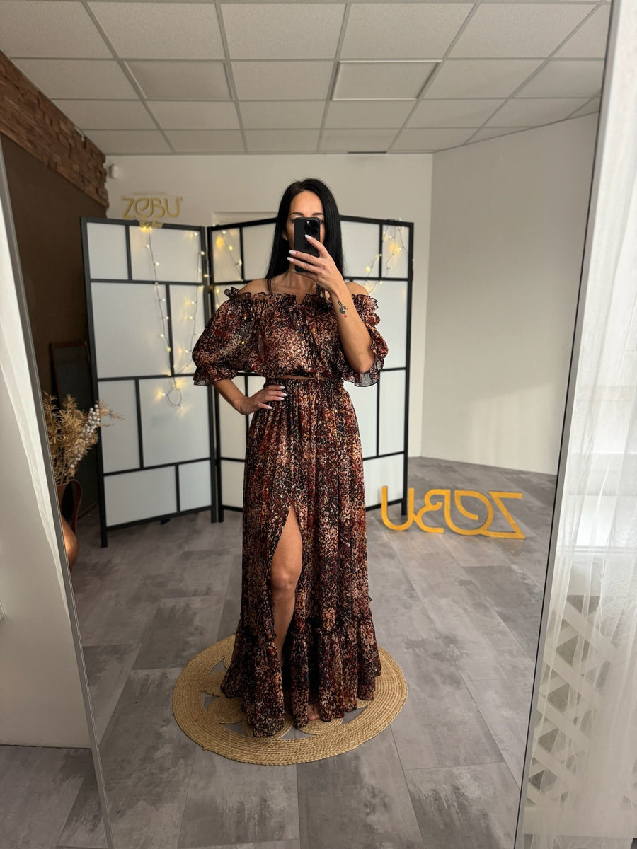 Ena Maternity Chiffon Unique Boho Dresses - VIP - Pregnancy - maternity clothes - ZeBu Be You