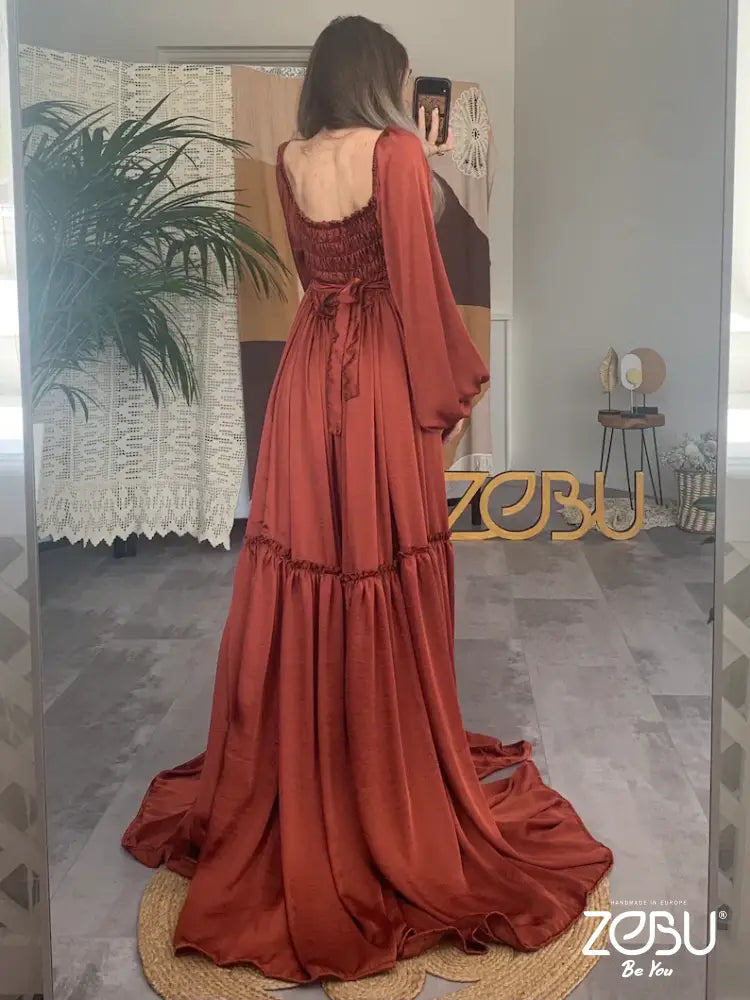Ethereal Maternity Silk Unique Boho Dresses New Collection