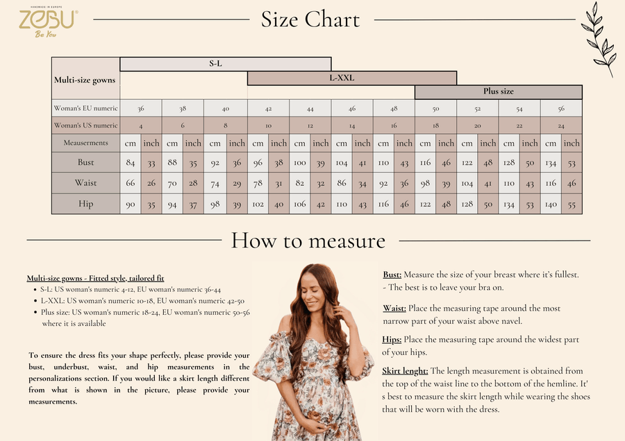 Fiona | Boho Two Piece Dress for Women, Gauze Vintage Dress For The Session - Pregnancy - maternity clothes - ZeBu Be You