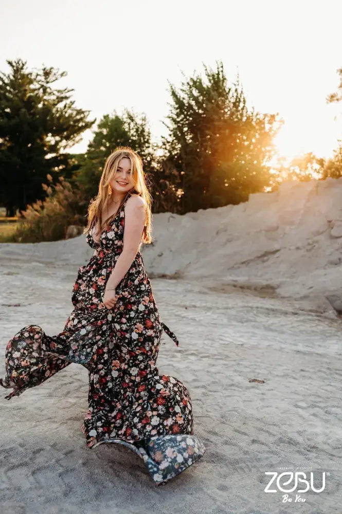 Floral Into The Wild Maternity Gauze Unique Boho Dresses New Collection