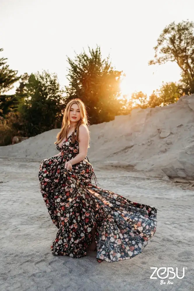 Floral Into The Wild Maternity Gauze Unique Boho Dresses New Collection