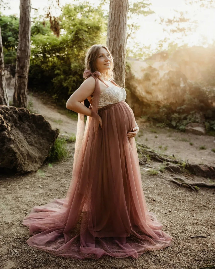Florence - Tulle Maternity Dress ZeBu Be You Florence - Tulle Maternity Dress ZeBu Be You