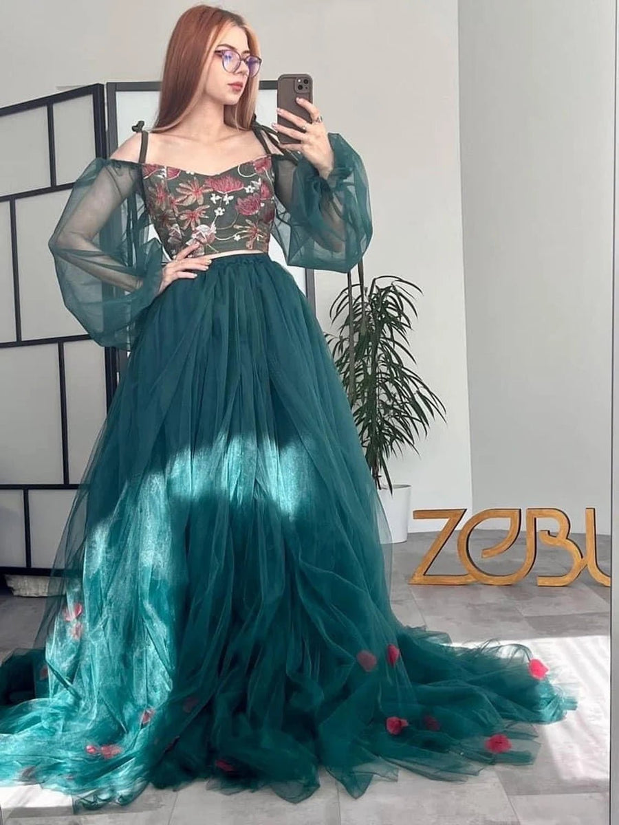 Forest Fairy Tulle Maternity Unique Boho Dresses - Pregnancy - maternity clothes - ZeBu Be You