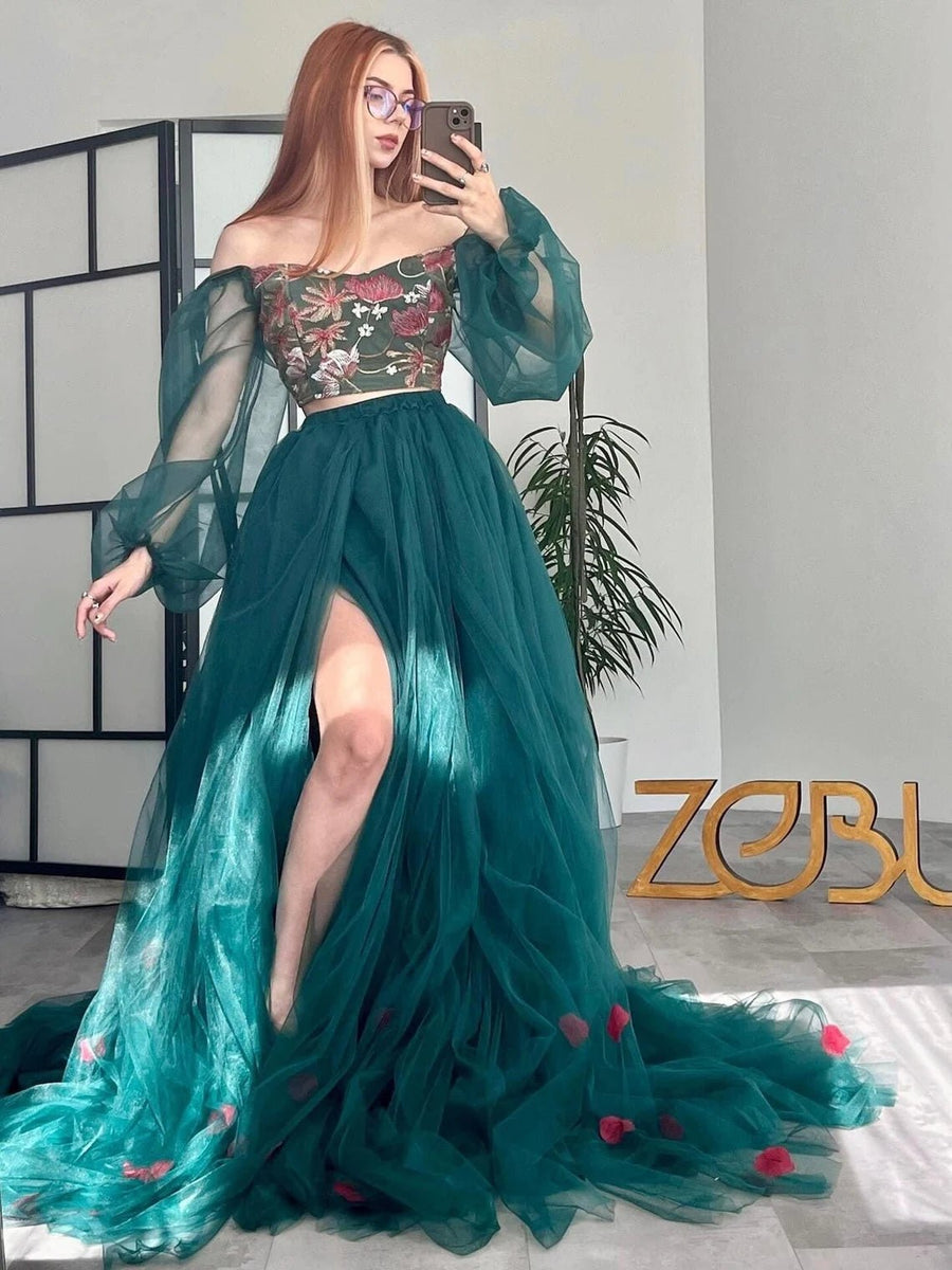 Forest Fairy Tulle Maternity Unique Boho Dresses - Pregnancy - maternity clothes - ZeBu Be You