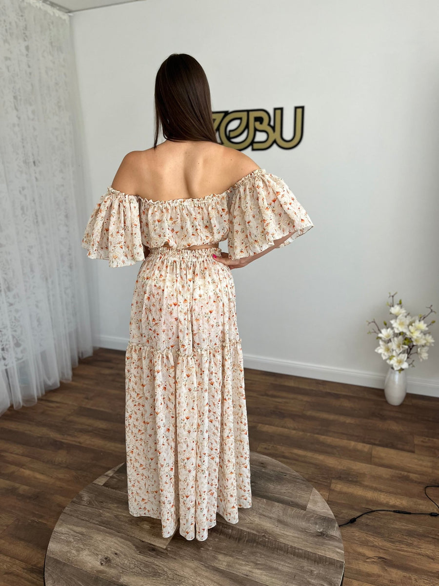 Gina - Maternity Chiffon Unique Boho Dresses - Pregnancy - maternity clothes - ZeBu Be You