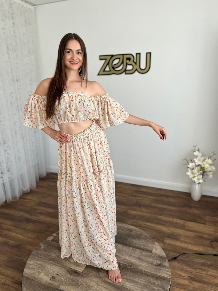 Gina - Maternity Chiffon Unique Boho Dresses - Pregnancy - maternity clothes - ZeBu Be You