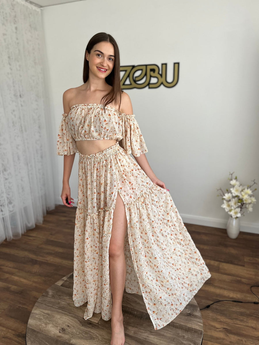 Gina - Maternity Chiffon Unique Boho Dresses - Pregnancy - maternity clothes - ZeBu Be You