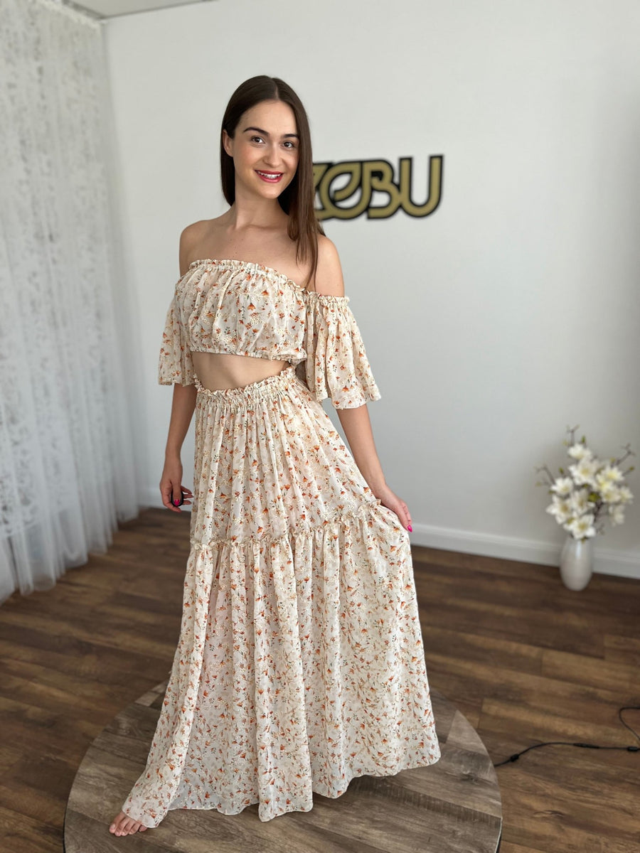 Gina - Maternity Chiffon Unique Boho Dresses - Pregnancy - maternity clothes - ZeBu Be You