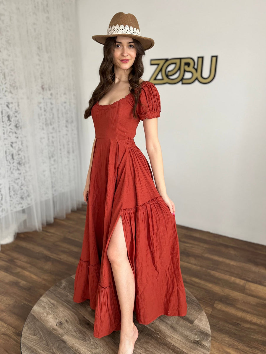 Gwen - Double gauze corset back dress, Photo Props Dress For Pregnancy Photoshoot - Pregnancy - maternity clothes - ZeBu Be You