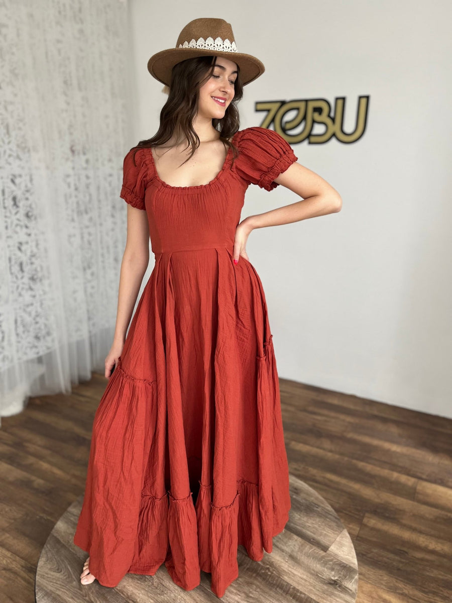 Gwen - Double gauze corset back dress, Photo Props Dress For Pregnancy Photoshoot - Pregnancy - maternity clothes - ZeBu Be You