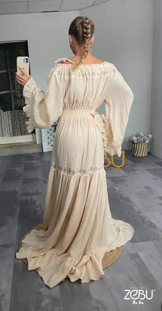 Harmony With Lace Maternity Gauze Unique Boho Dresses Dresses