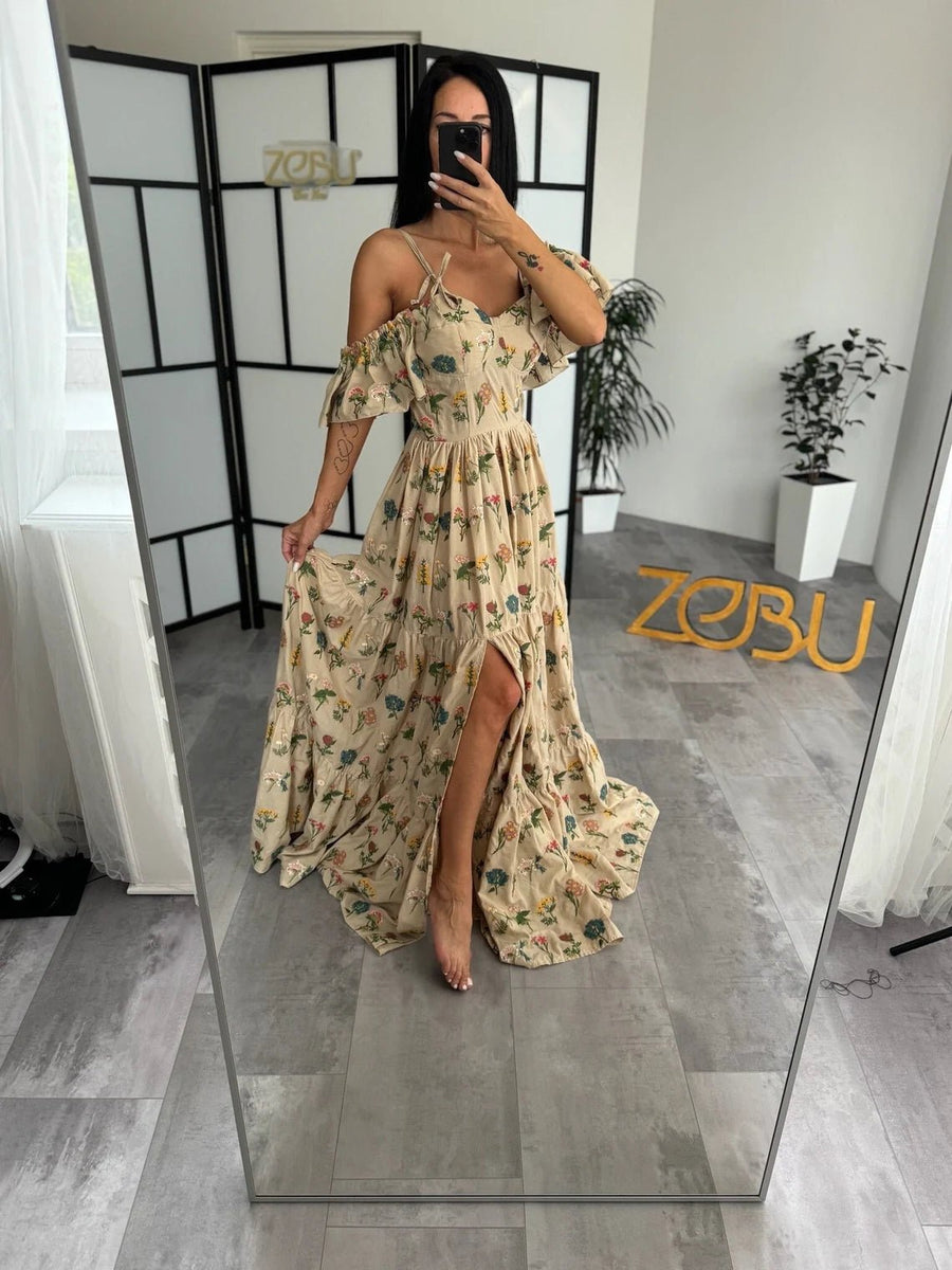 Hilary Embroided Unique Boho Maternity Dresses Hilary Embroided Unique Boho Maternity Dresses