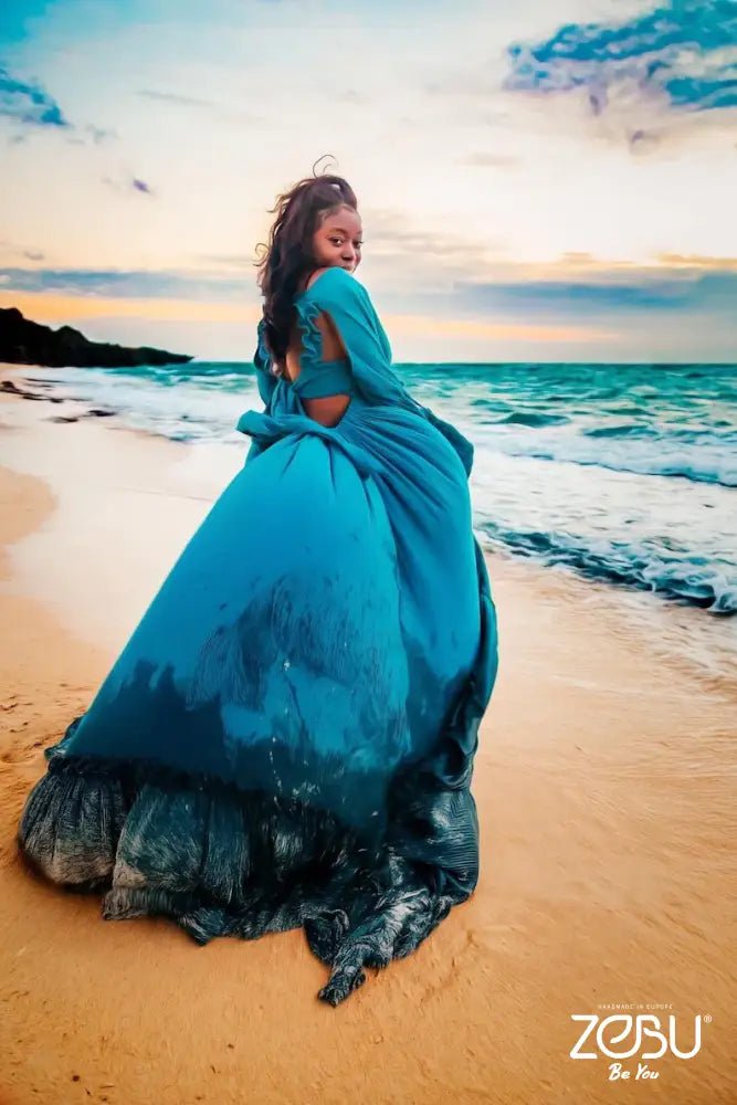 Illusion Maternity Gauze Unique Boho Dresses - Pregnancy - maternity clothes - ZeBu Be You