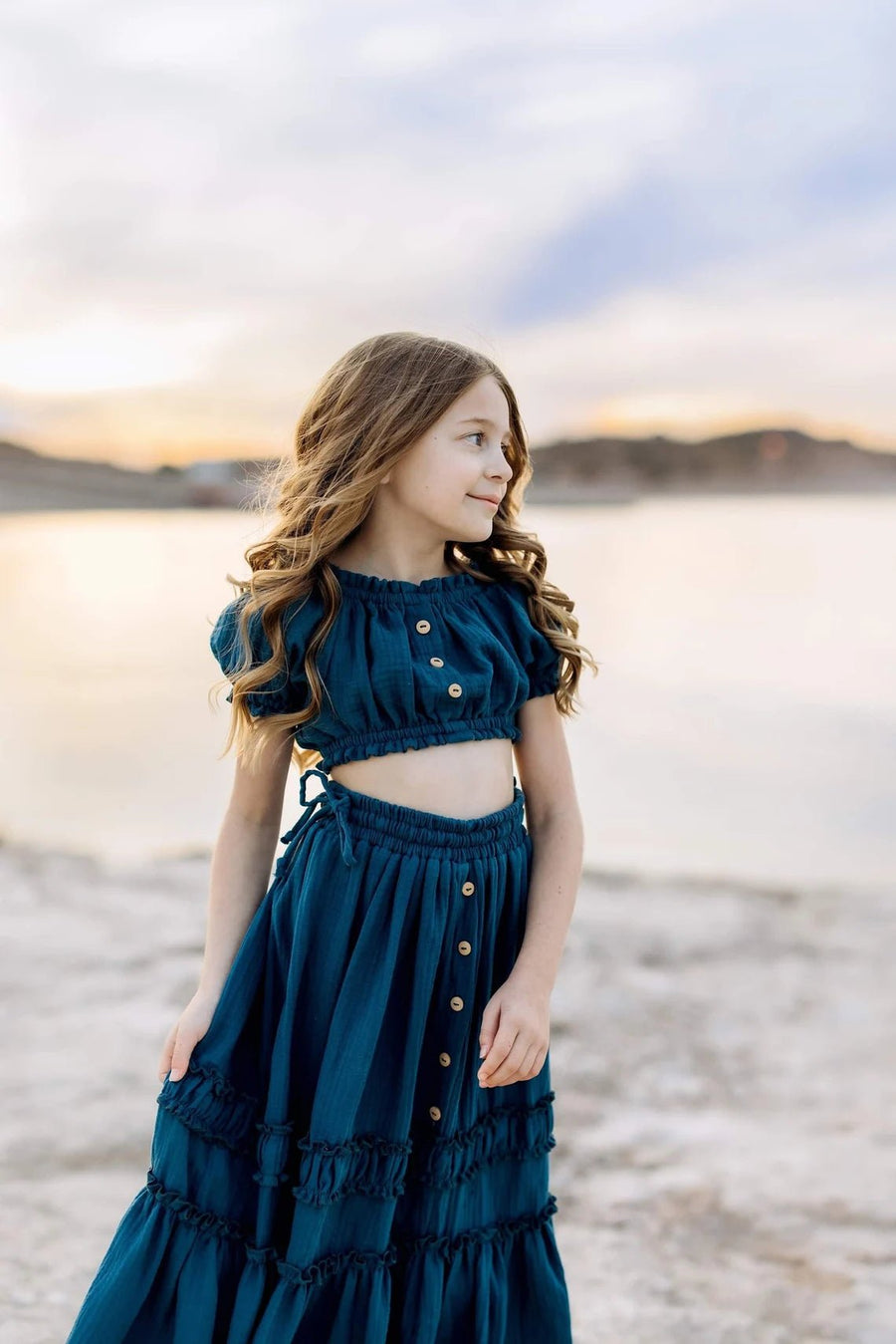Lana Gauze Baby Girl Dresses 1-4 years UK kids' / old blush Lana Gauze Baby Girl Dresses 1-4 years UK kids' / old blush