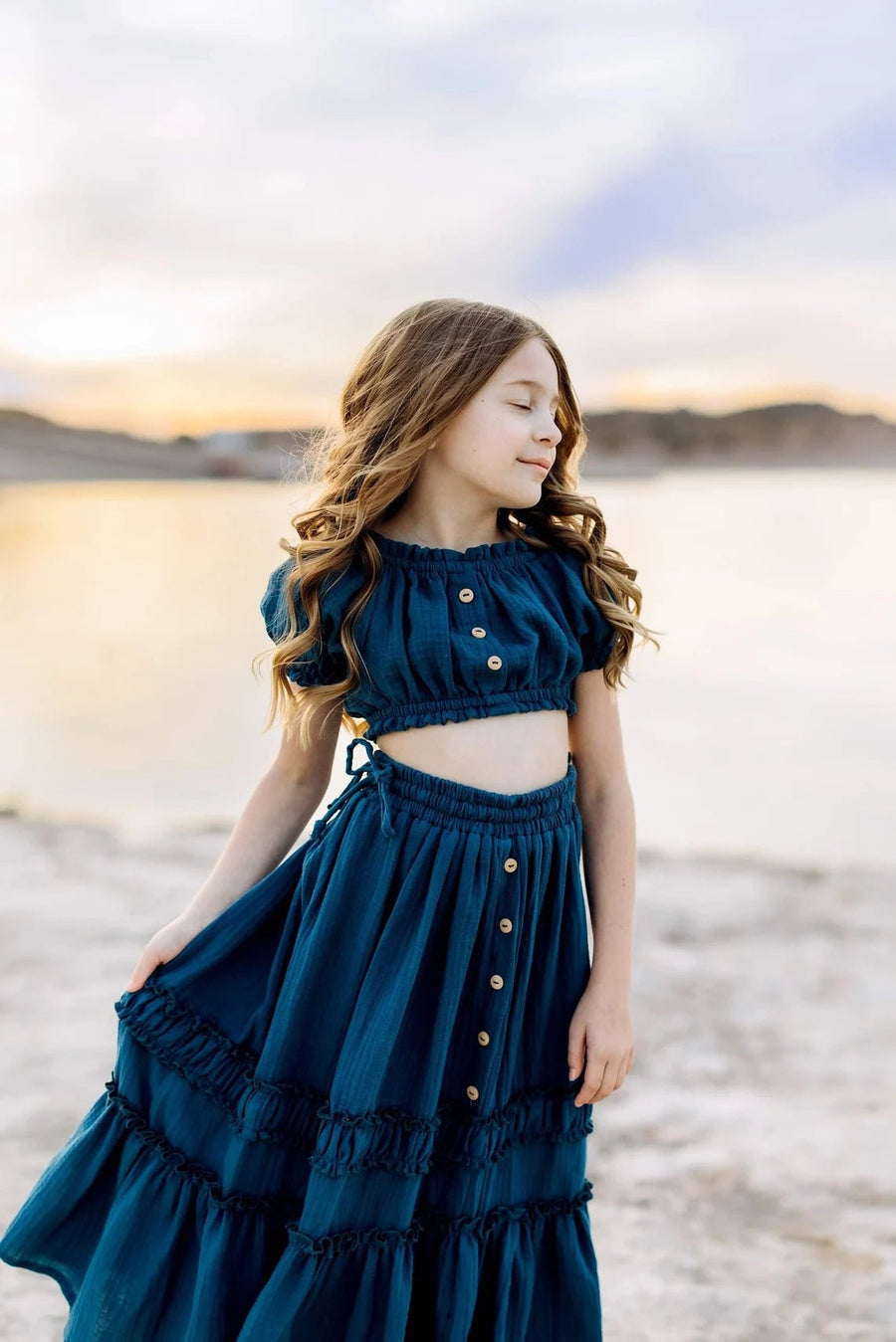 Lana Gauze Baby Girl Dresses - Pregnancy - maternity clothes - ZeBu Be You